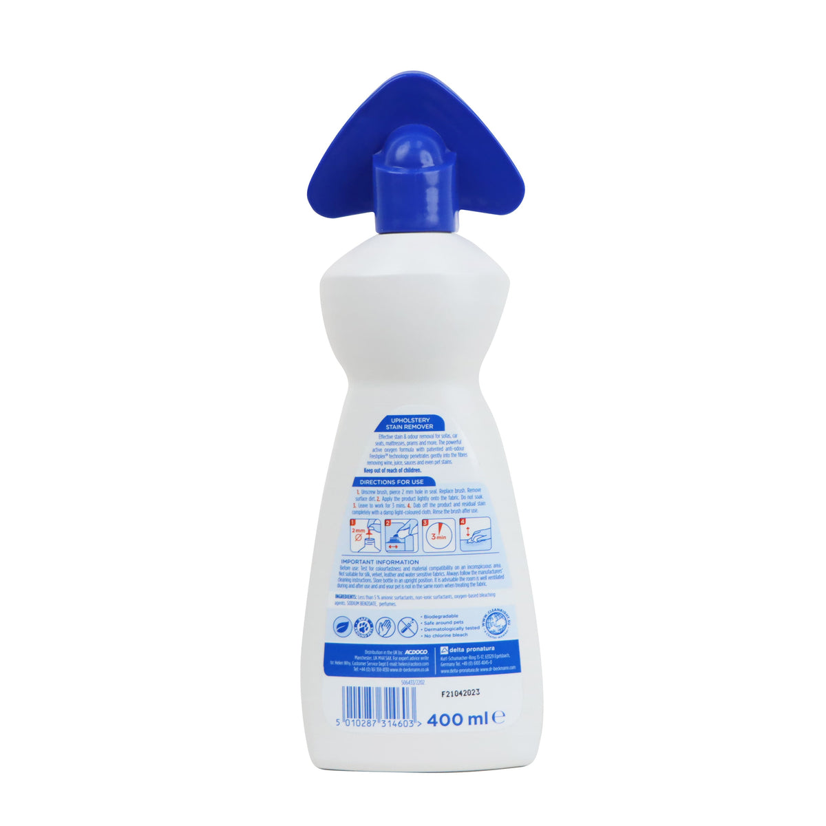 Dr Beckmann 貝克曼博士 家具布料及皮革去漬清潔劑 400毫升