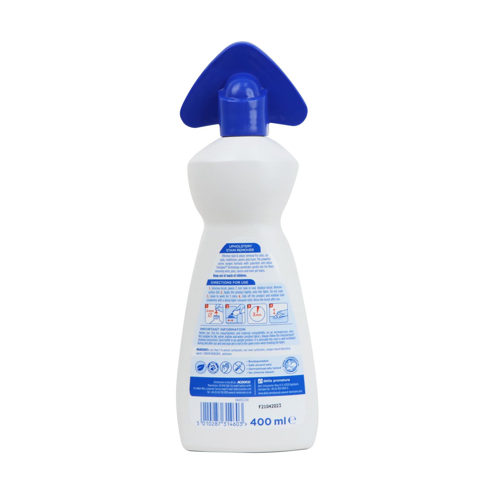 Dr Beckmann 貝克曼博士 家具布料及皮革去漬清潔劑 400毫升