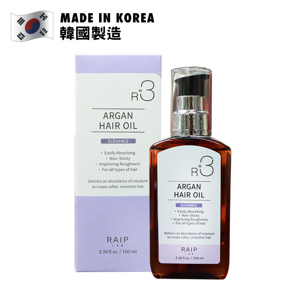 RAIP LAB R3 摩洛哥堅果髮尾油 (優雅玫瑰) 100毫升