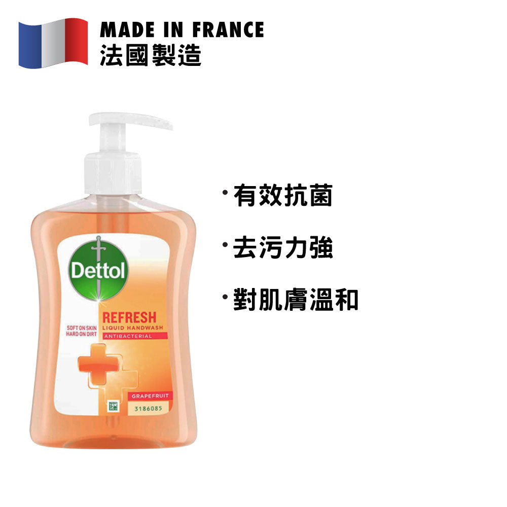 Dettol Antibacterial Liquid Grapefruit Hand Wash 250ml
