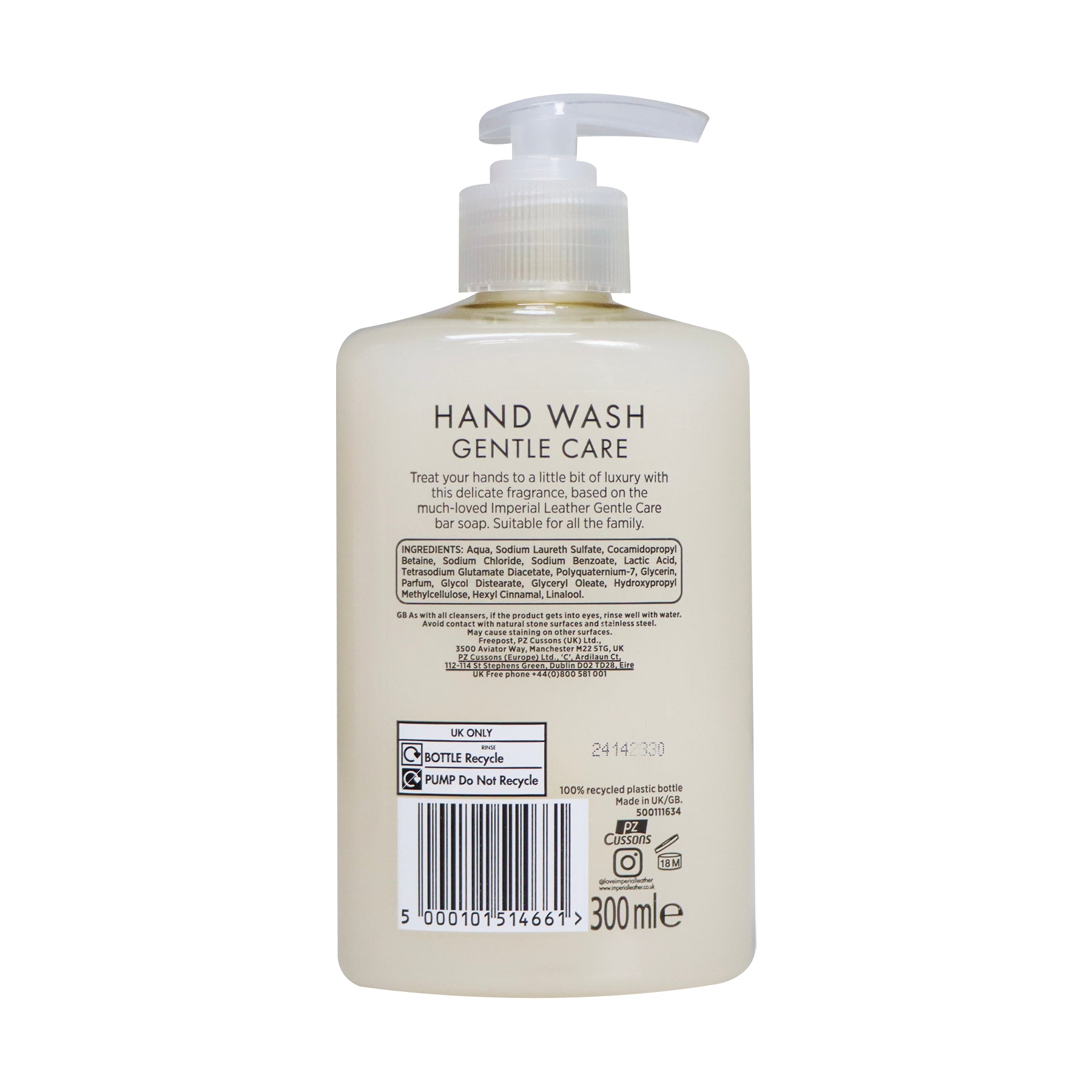 [Cussons] Imperial Leather Gentle Care Hand Wash 300ml