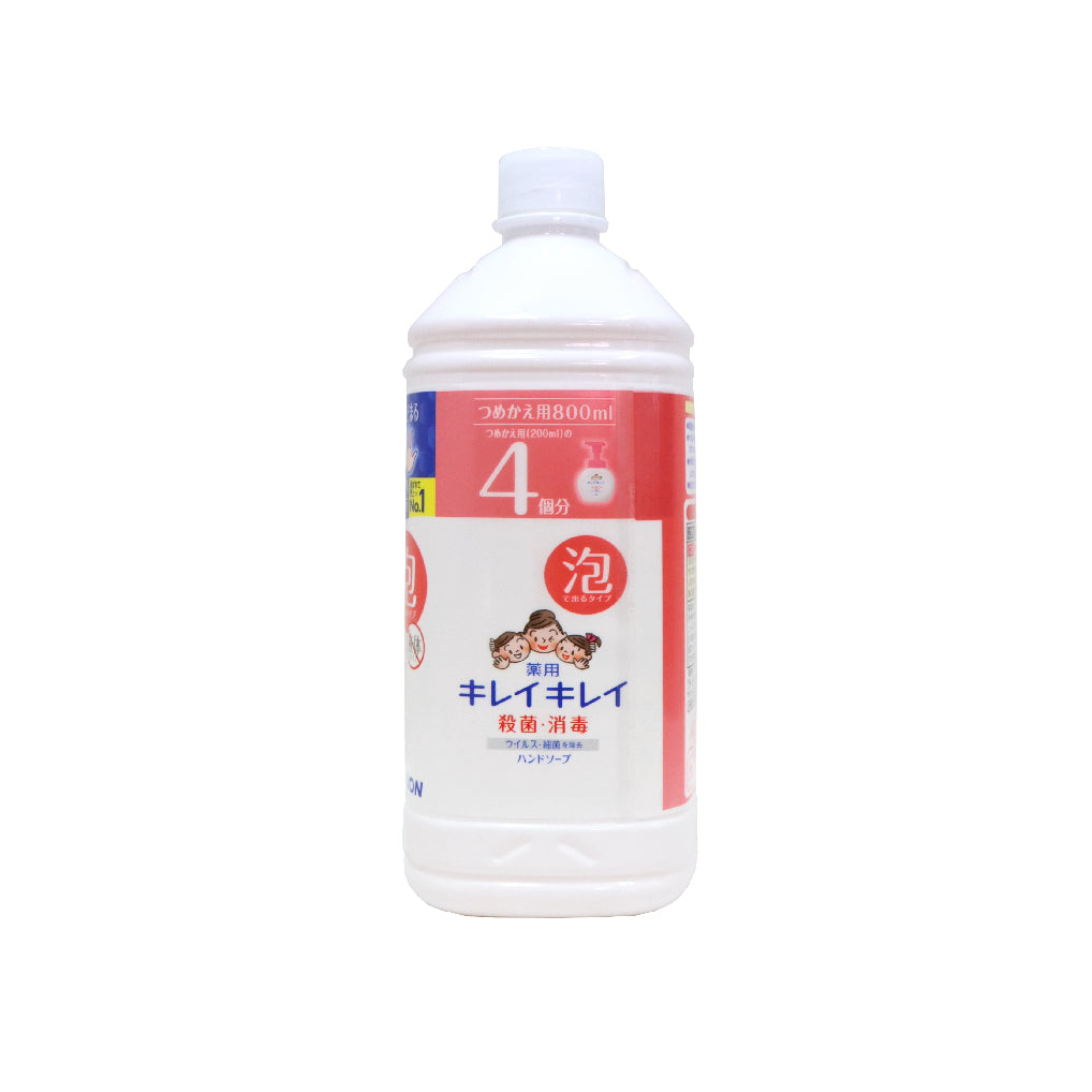 LION 獅王 消毒泡沫洗手液特大替換裝 甜蜜果香 800毫升