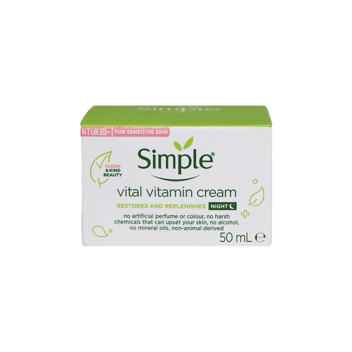 Simple 維他命修護晚霜 50毫升