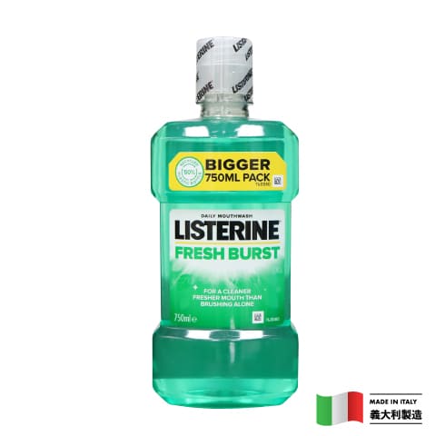 Listerine Fresh Burst Mouthwash 750ml