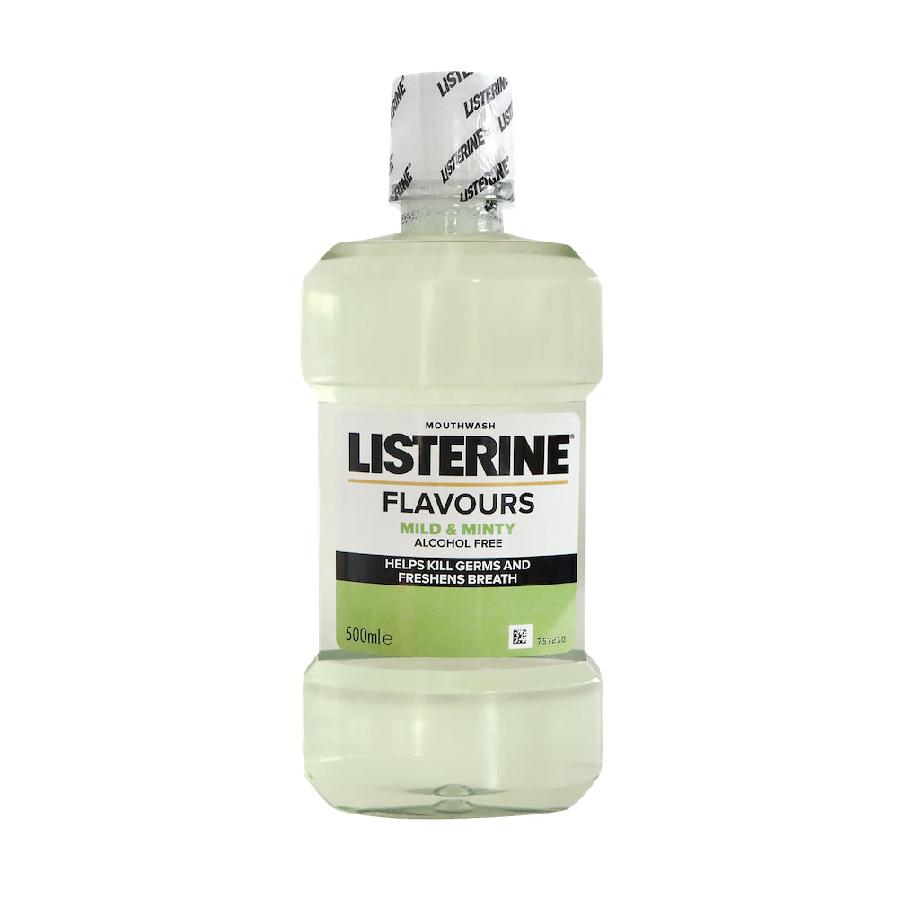 Listerine Mild & Minty Mouthwash 500ml