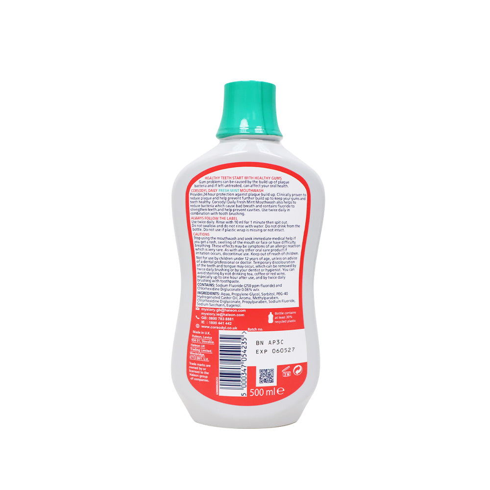 [GSK] Corsodyl 健齒護齦漱口水 薄荷清香 500毫升