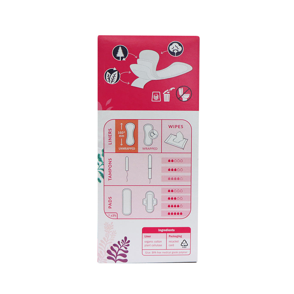 Natracare 有機棉質護墊 (曲線形) 30片裝