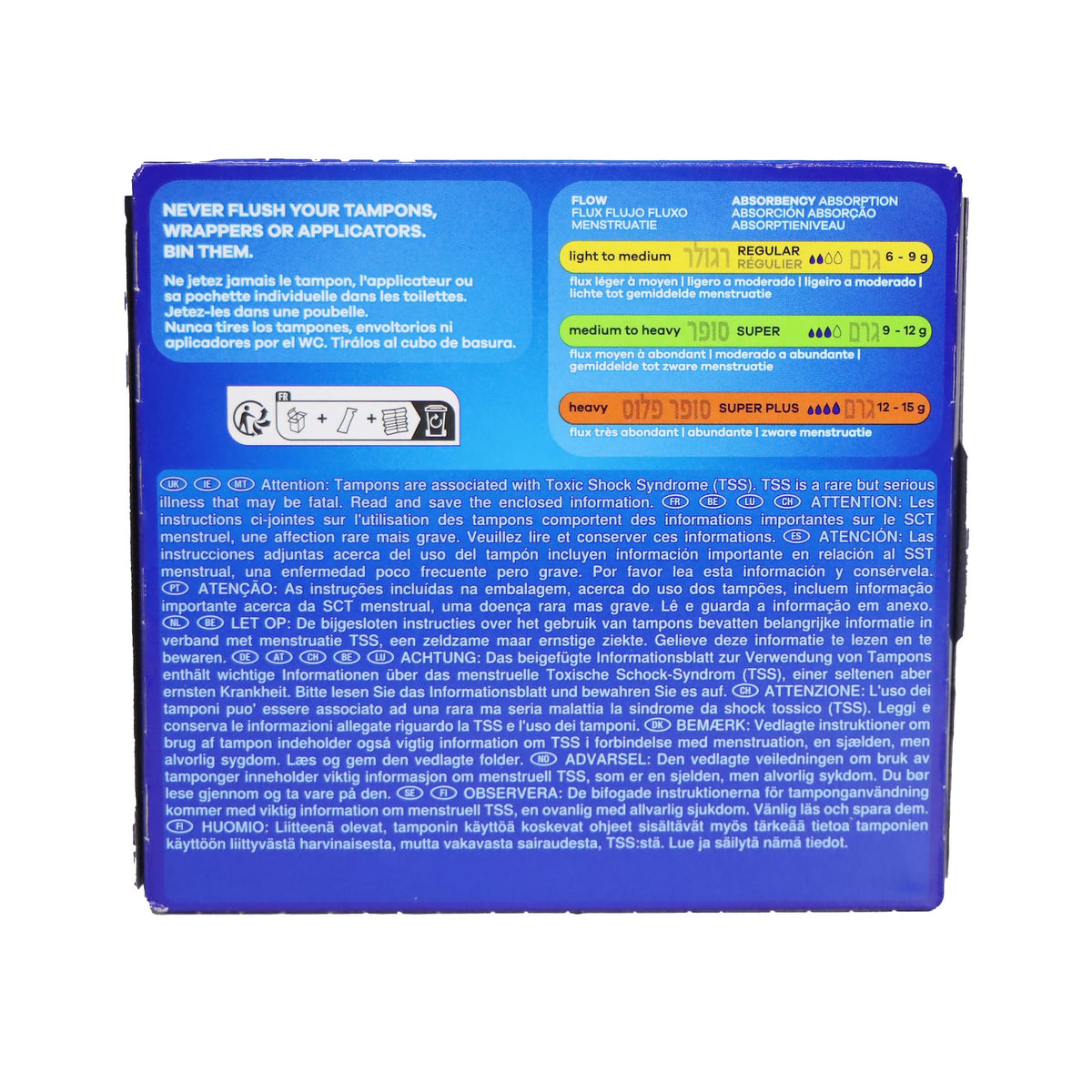 Tampax 衛生棉條連導入管 20條裝 (多流量)