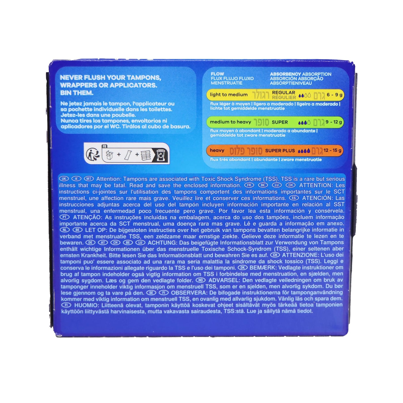 Tampax 衛生棉條連導入管 20條裝 (多流量)