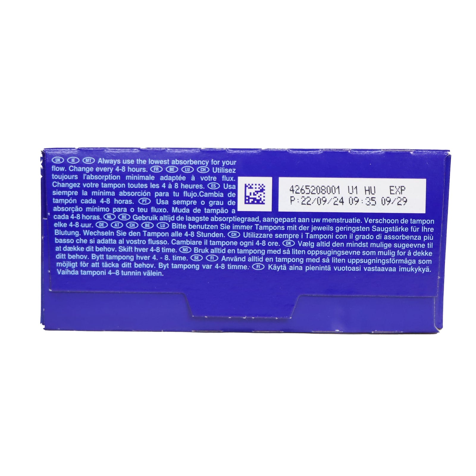 Tampax 衛生棉條連導入管 20條裝 (多流量)