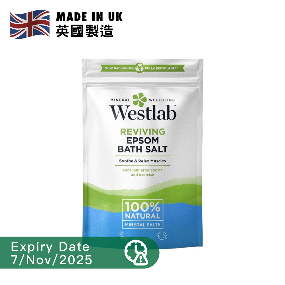 Westlab Reviving Epsom Bath Salt 1kg