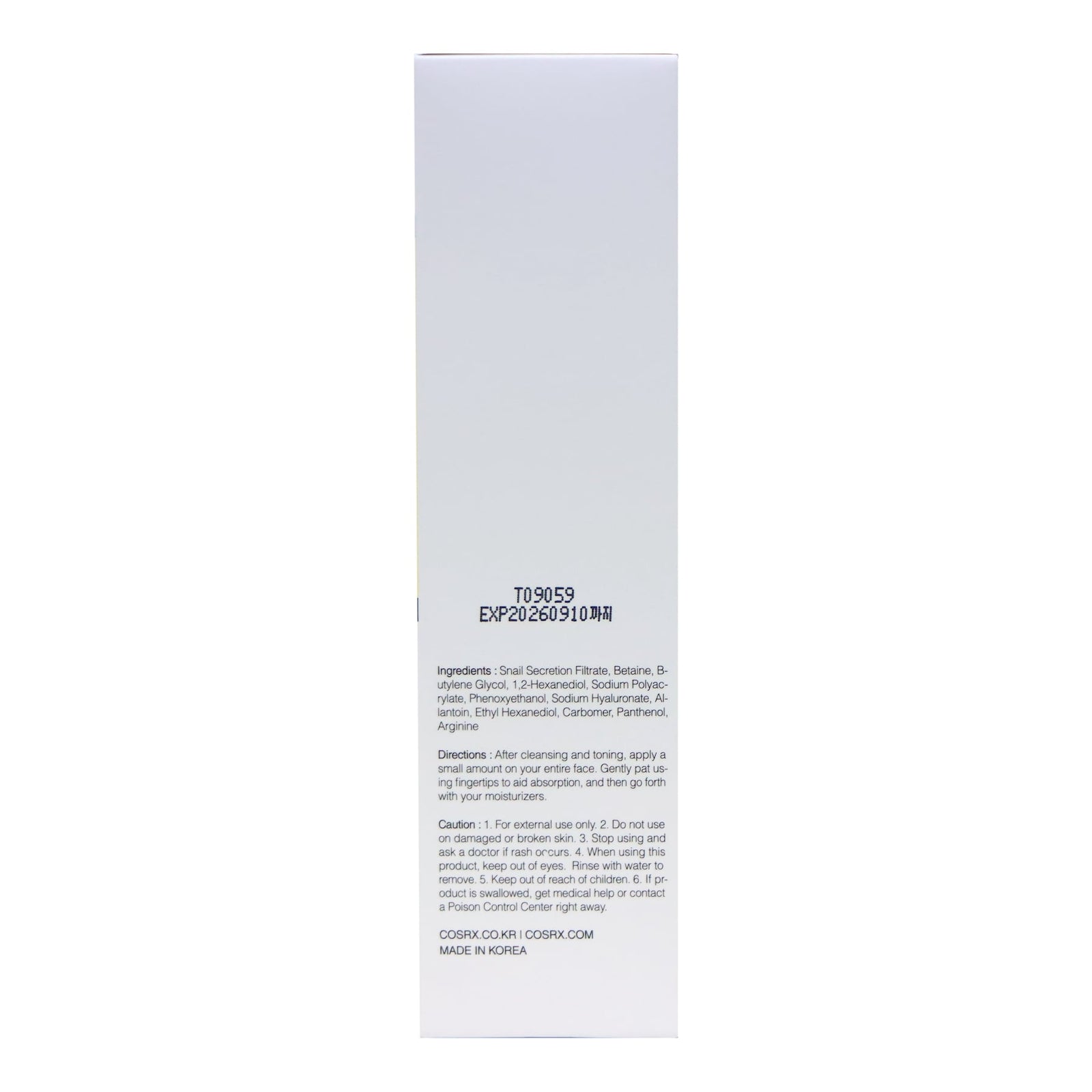 Cosrx 96%蝸牛賦活黏液精華 100毫升