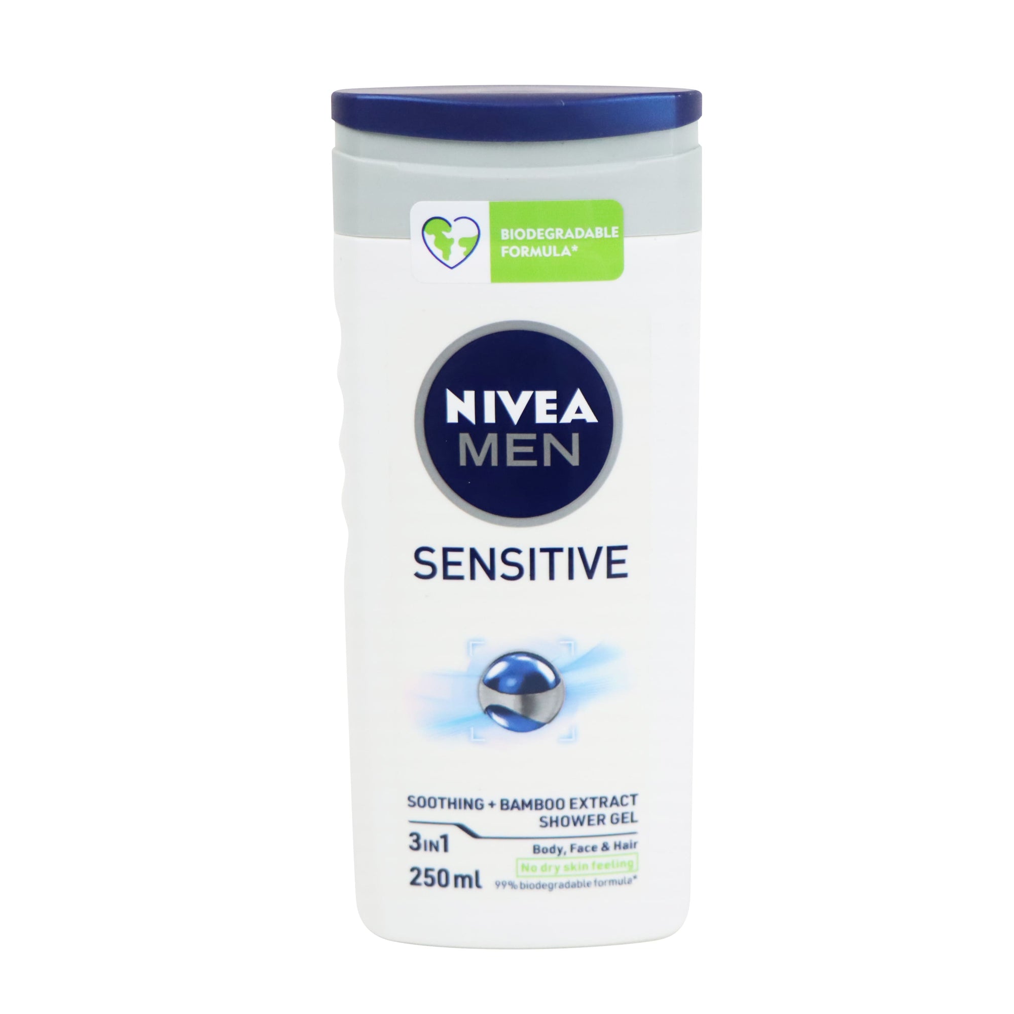 Nivea Men Sensitive 3-in-1 Shower Gel with Bamboo Extract 250ml