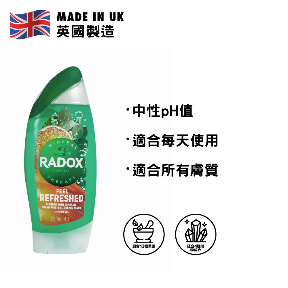 Radox Feel Refreshed Shower Gel 250ml