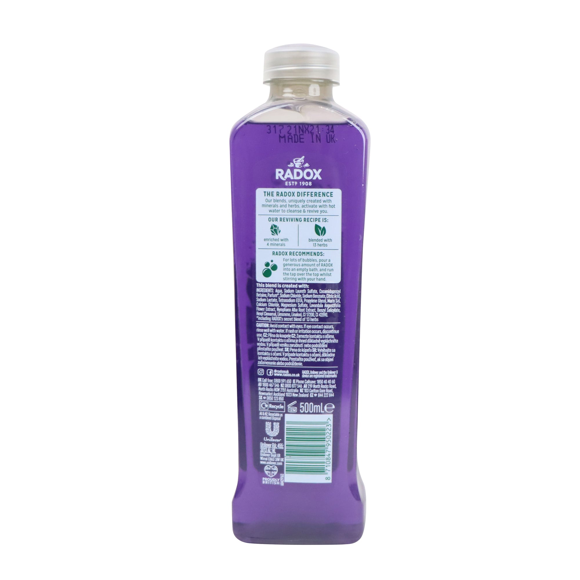 Radox Feel Relaxed Bath Soak 500ml