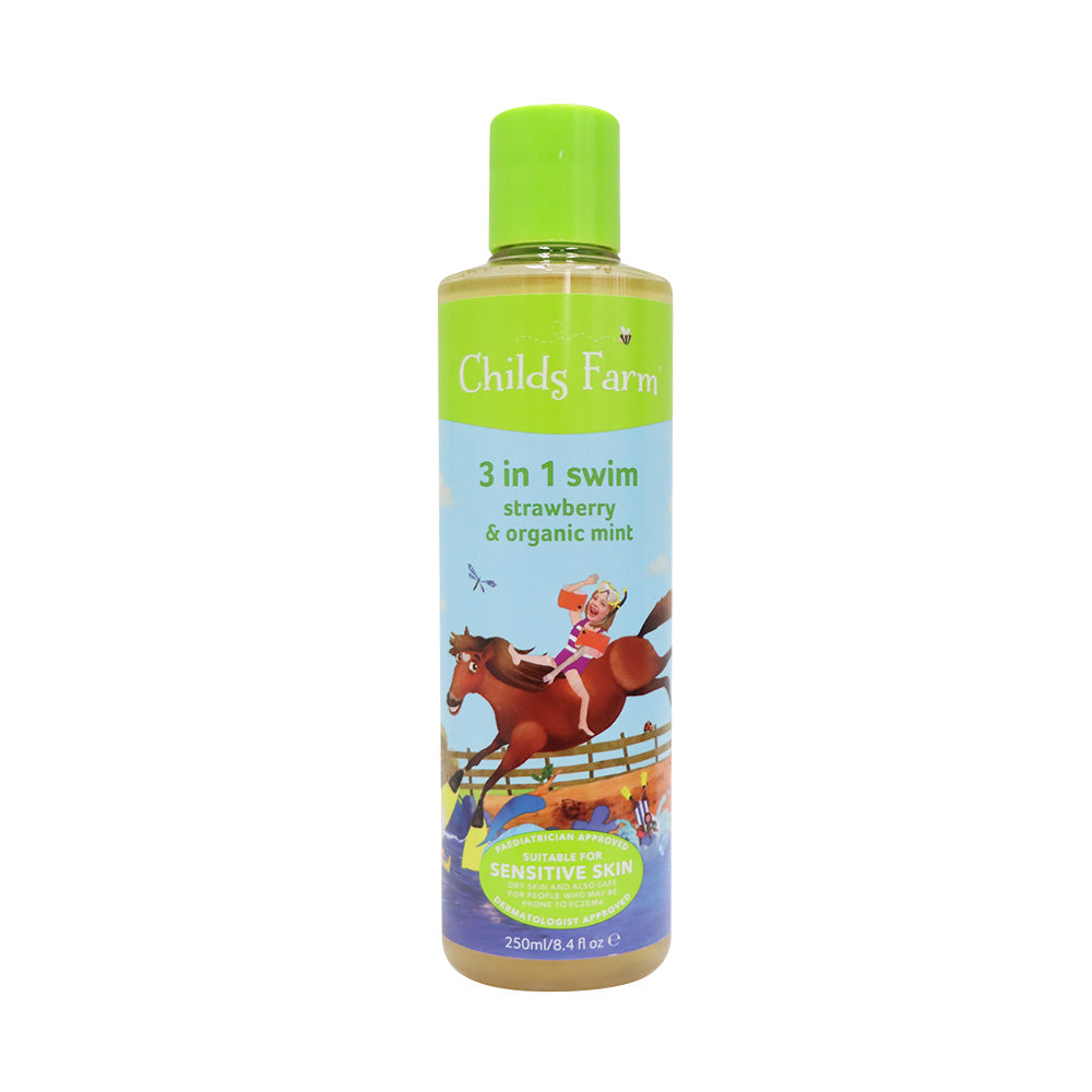 Childs Farm Kids 3-in-1 Body Wash Strawberry & Organic Mint 250ml