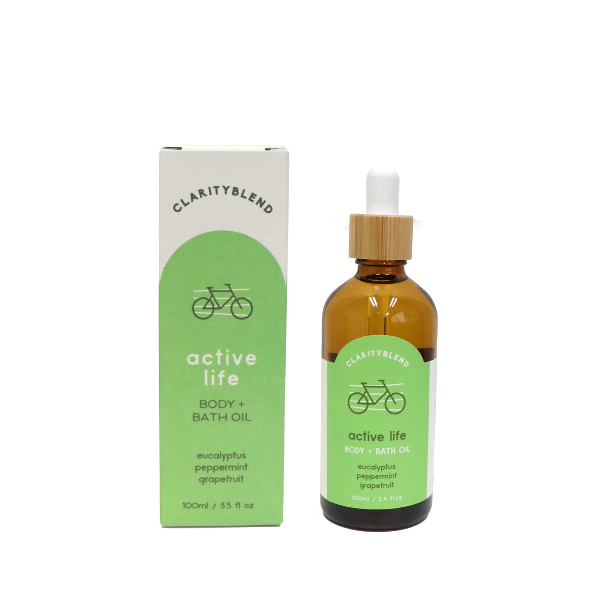 Clarity Blend Active Life Body & Bath Oil 100ml