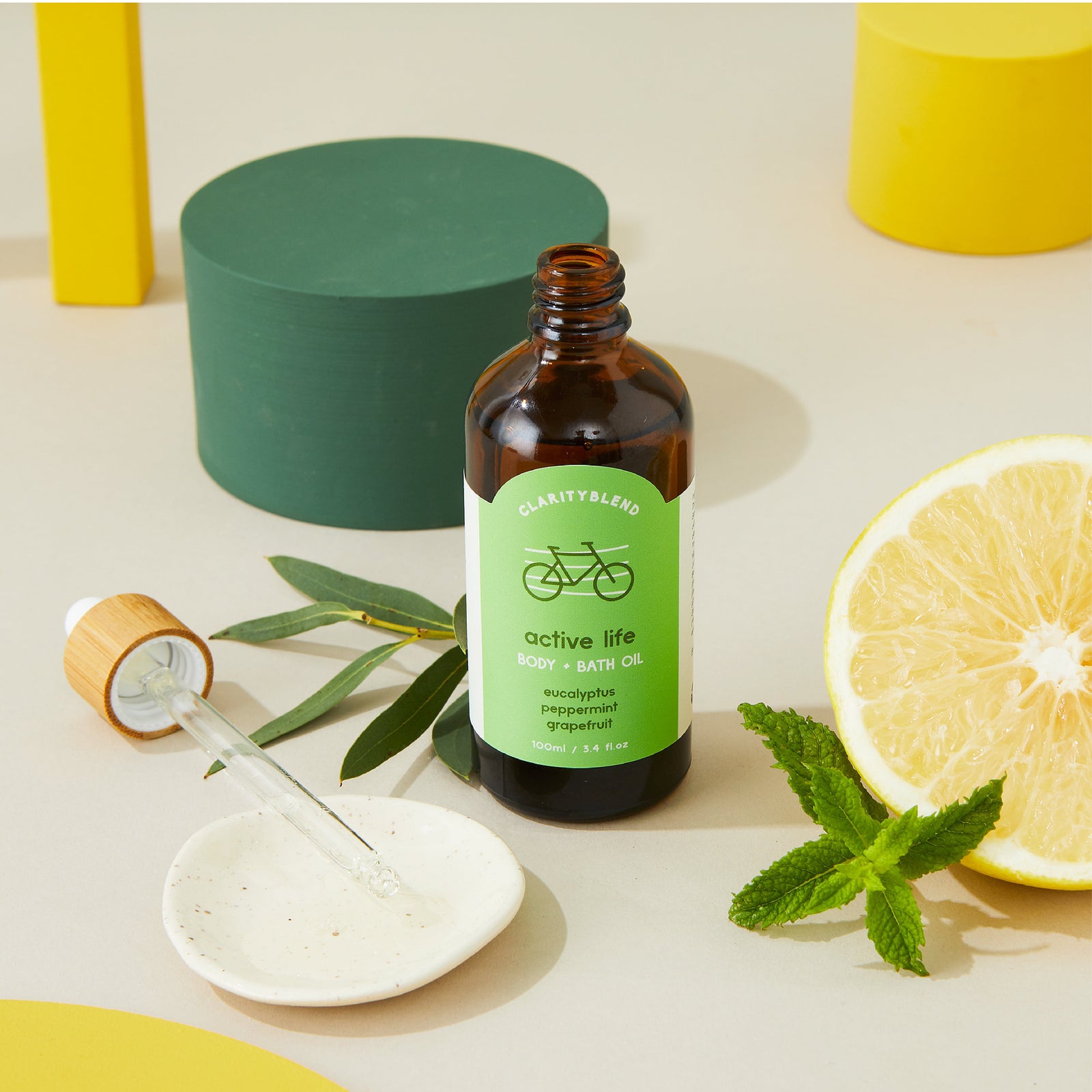 Clarity Blend Active Life Body & Bath Oil 100ml