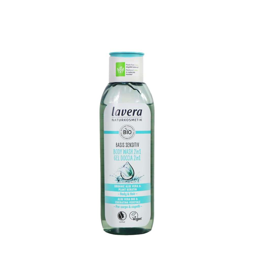 Lavera Basis Sensitiv Body Wash 2 in 1 250ml