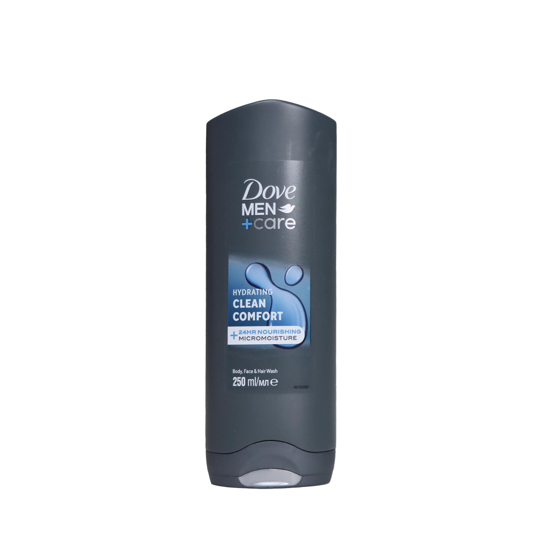 Dove Men+Care Hydrating Clean Comfort 3-in-1 Body, Face & Hair Wash 250ml