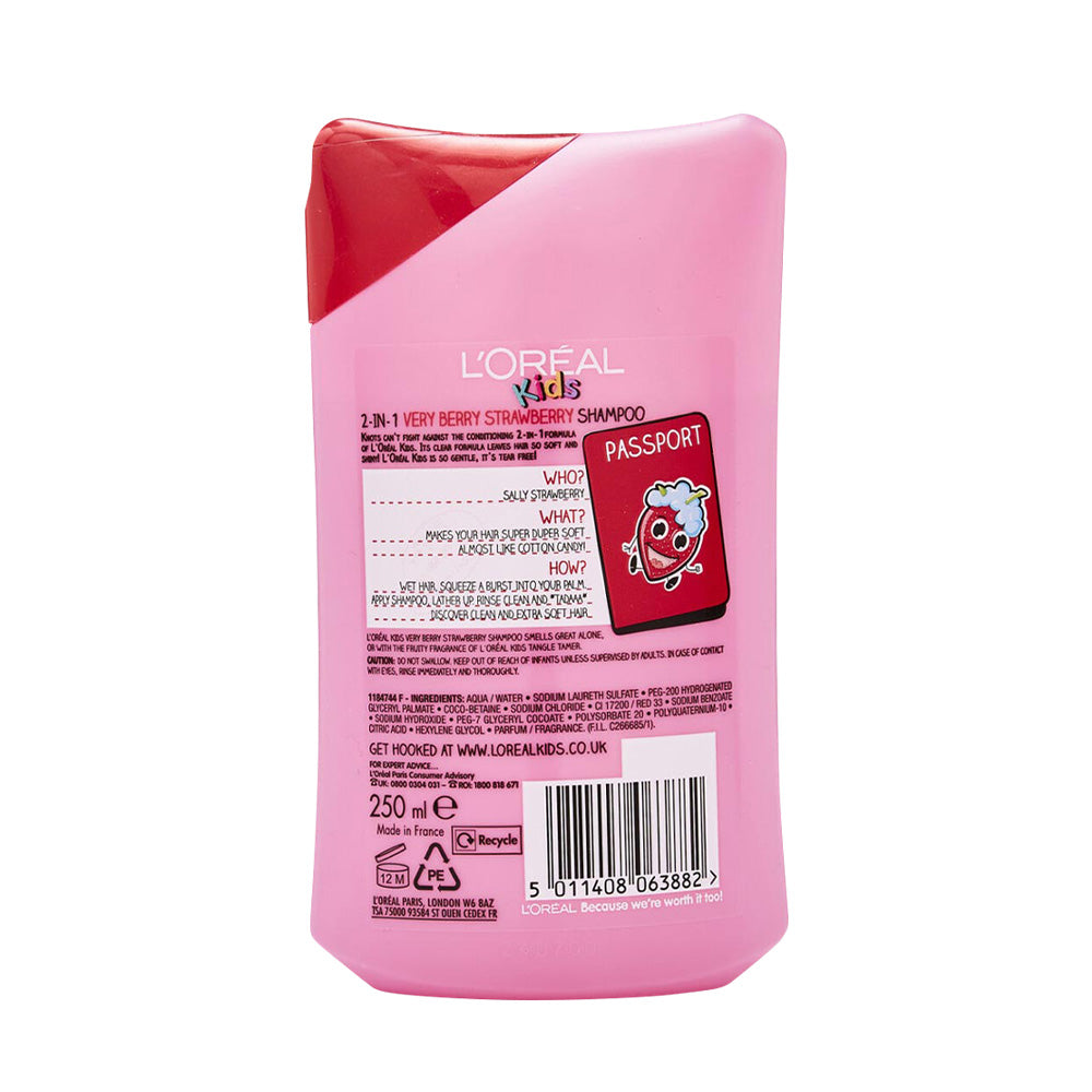 L'Oréal Paris Kids 2-in-1 Very Berry Strawberry Shampoo 250ml