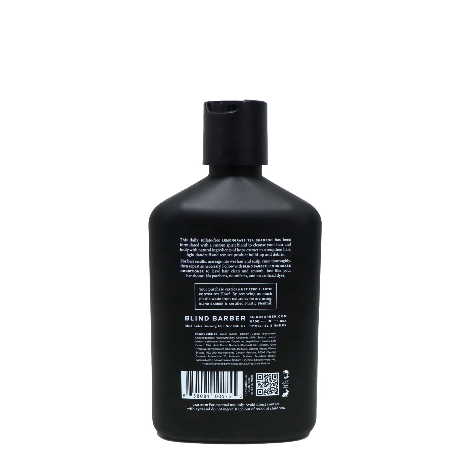 Blind Barber 檸檬草茶二合一洗髮沐浴露 350毫升