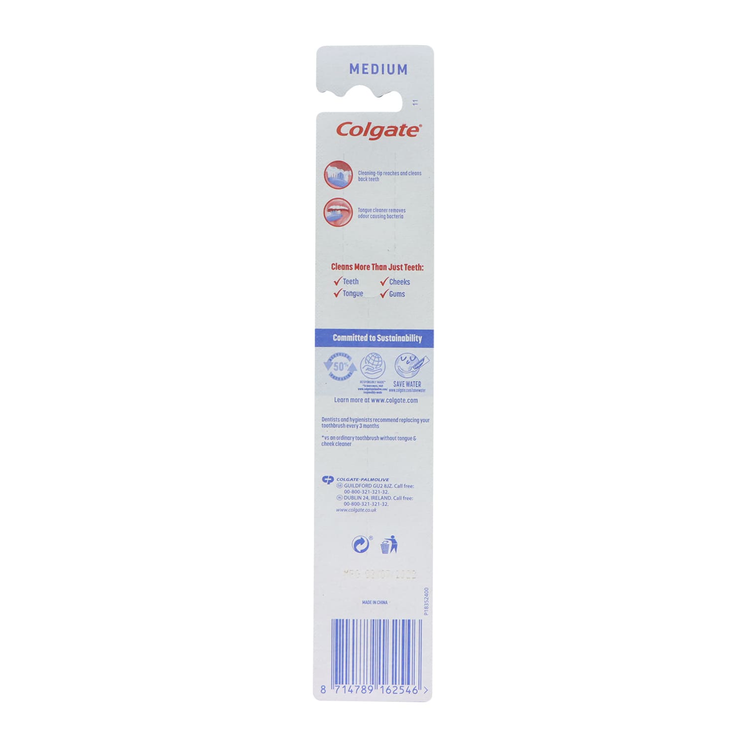 Colgate Extra Clean Medium Bristle Toothbrush (Random Colour)