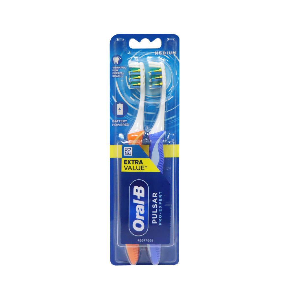 Oral-B Pulsar Pro-Expert Toothbrush (Orange & Blue)