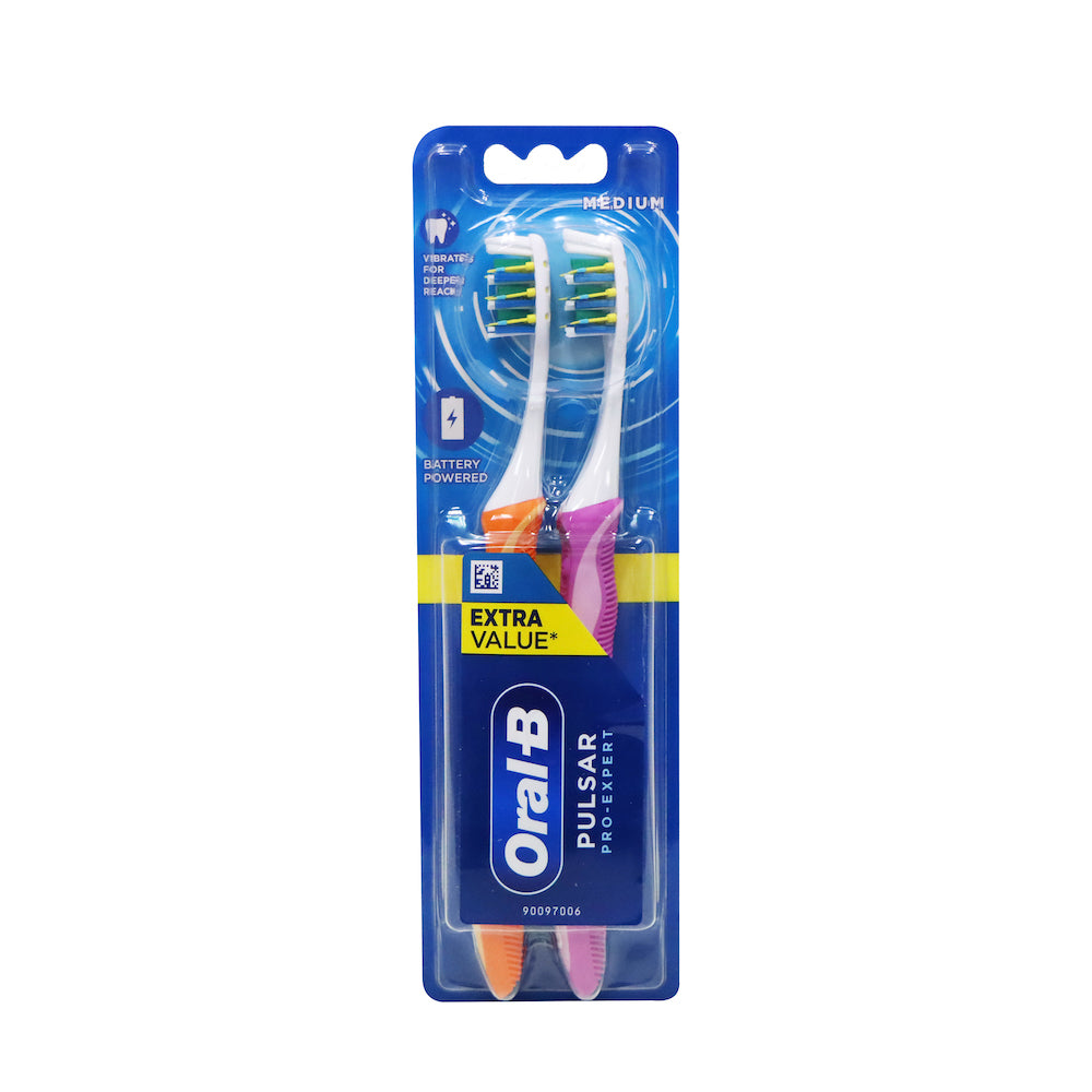 Oral-B Pulsar Pro-Expert Toothbrush (Purple & Orange)