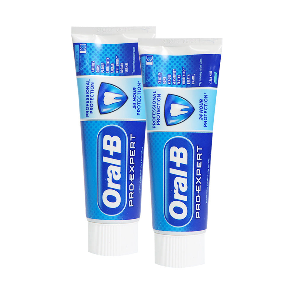 Oral-B Pro專業全效護理牙膏 75毫升 x 2