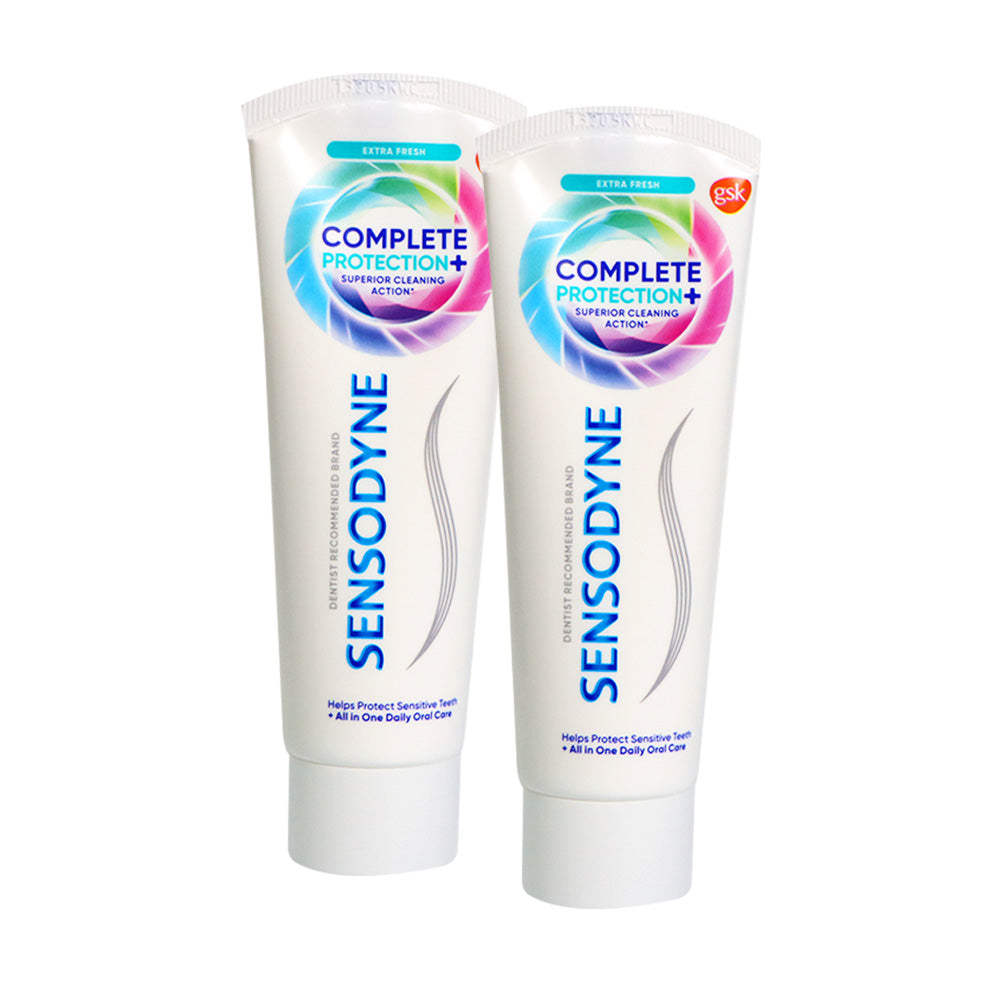 Sensodyne Complete Protection+ Extra Fresh Toothpaste 75ml x 2