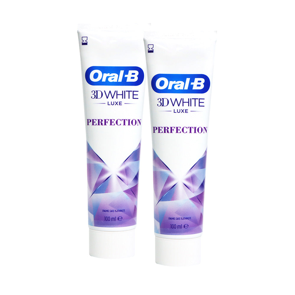 Oral-B 3D White Luxe Perfection Toothpaste 100ml x 2