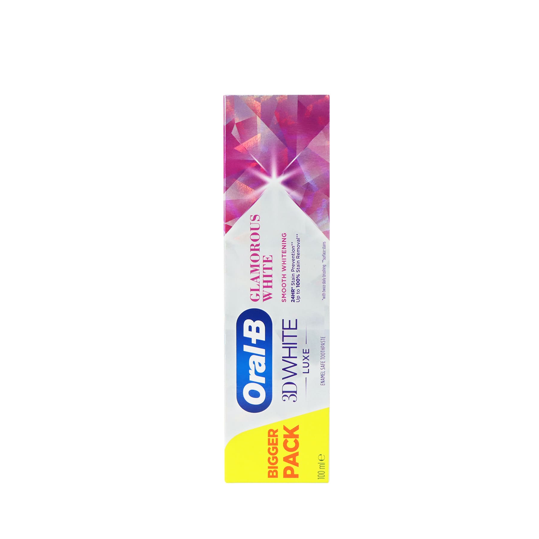 Oral-B 3D White Luxe Glamorous White Toothpaste 100ml x 2