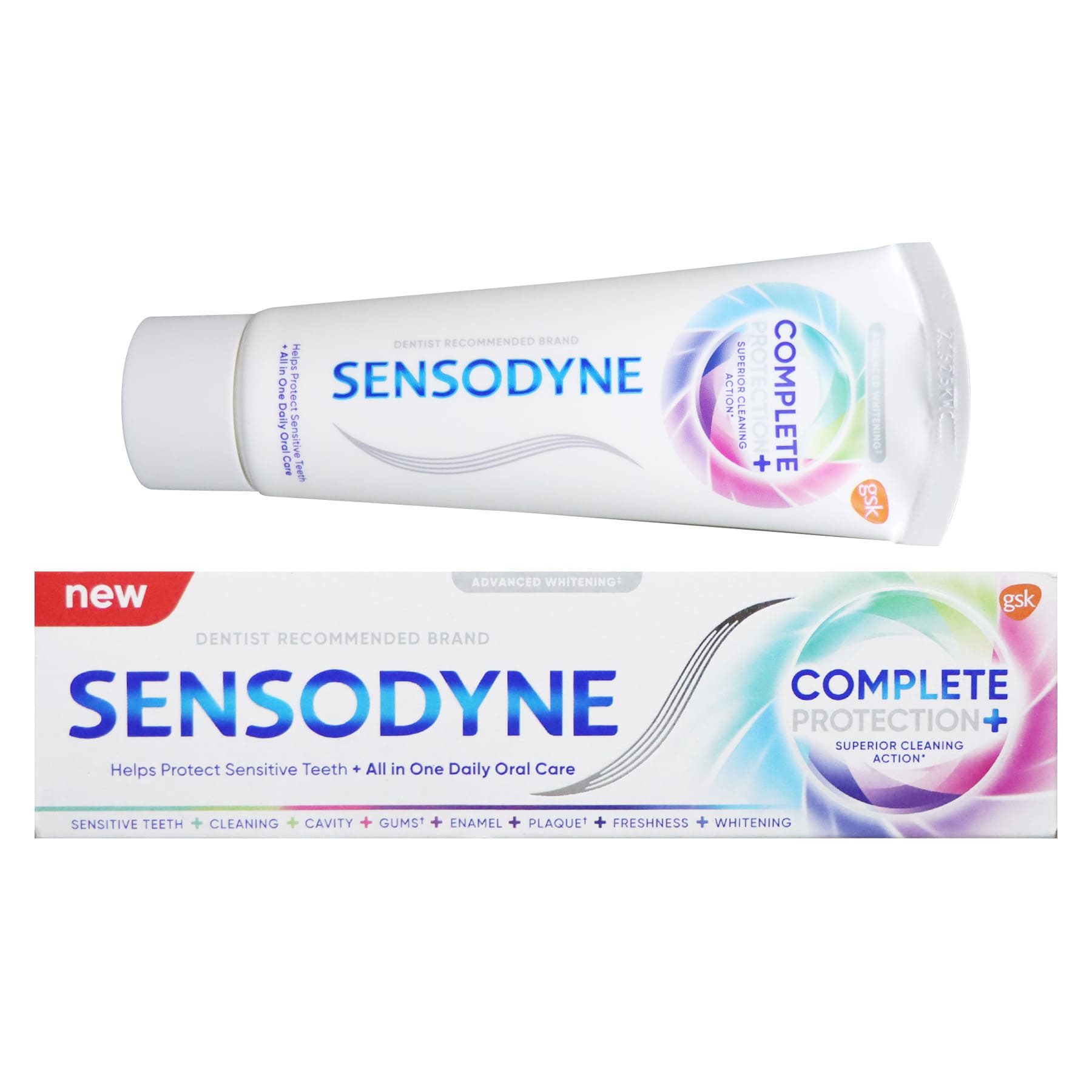 Sensodyne 舒適達 全方位防護抗敏牙膏 75毫升 (美白配方) x 2