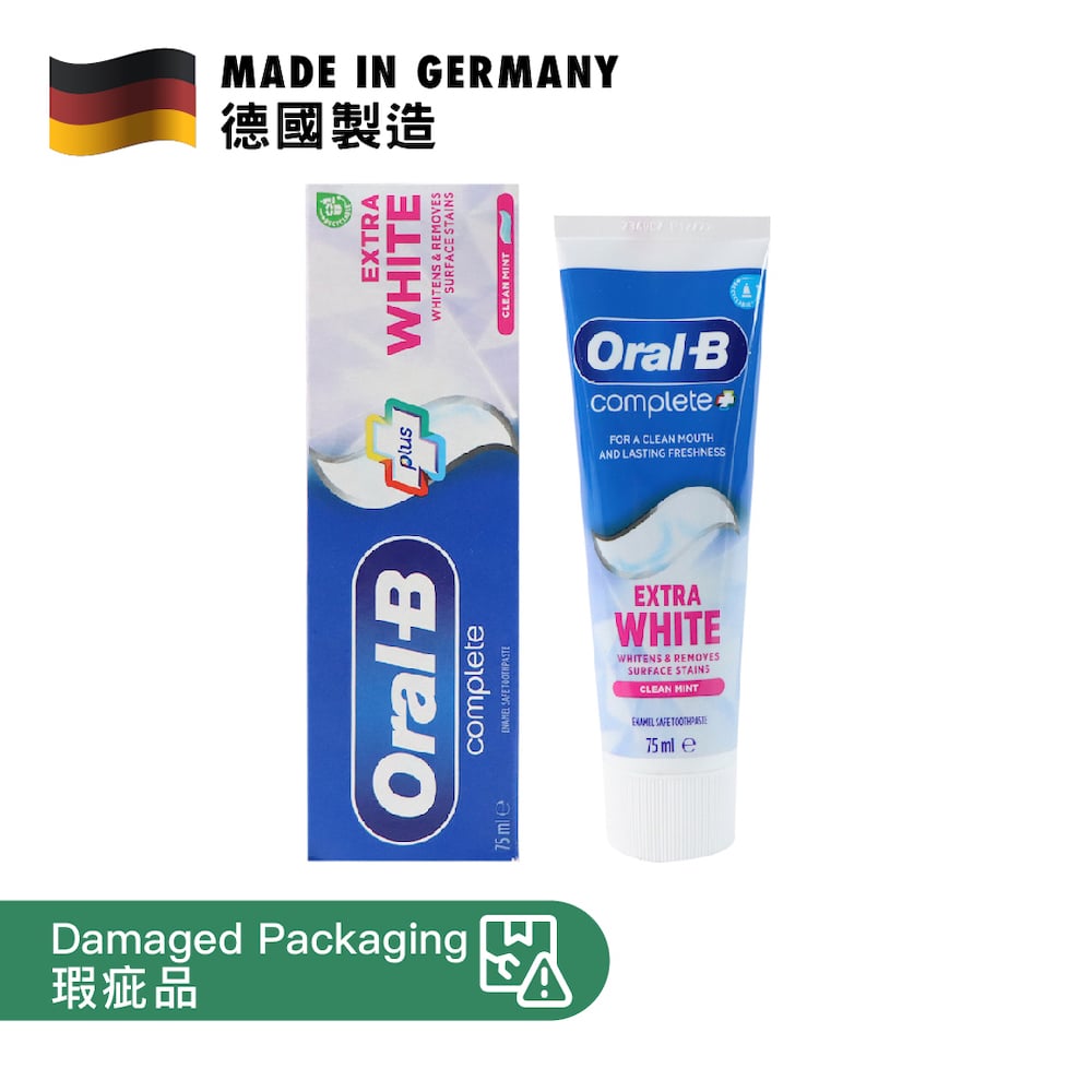 [DP] Oral-B Complete Plus 全效清新美白牙膏 75毫升