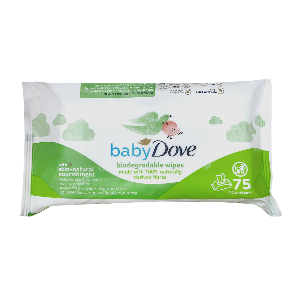 Dove Biodegradable Baby Wipes 75pcs