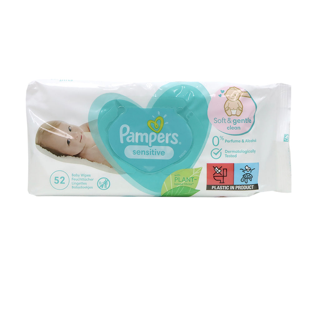Pampers 防敏感嬰兒濕紙巾 52片