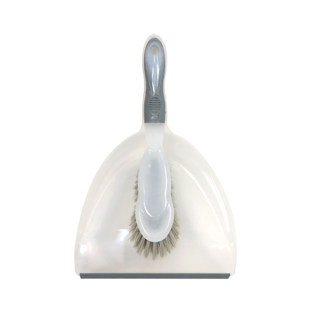 Premium Dustpan &amp; Brush (Grey)