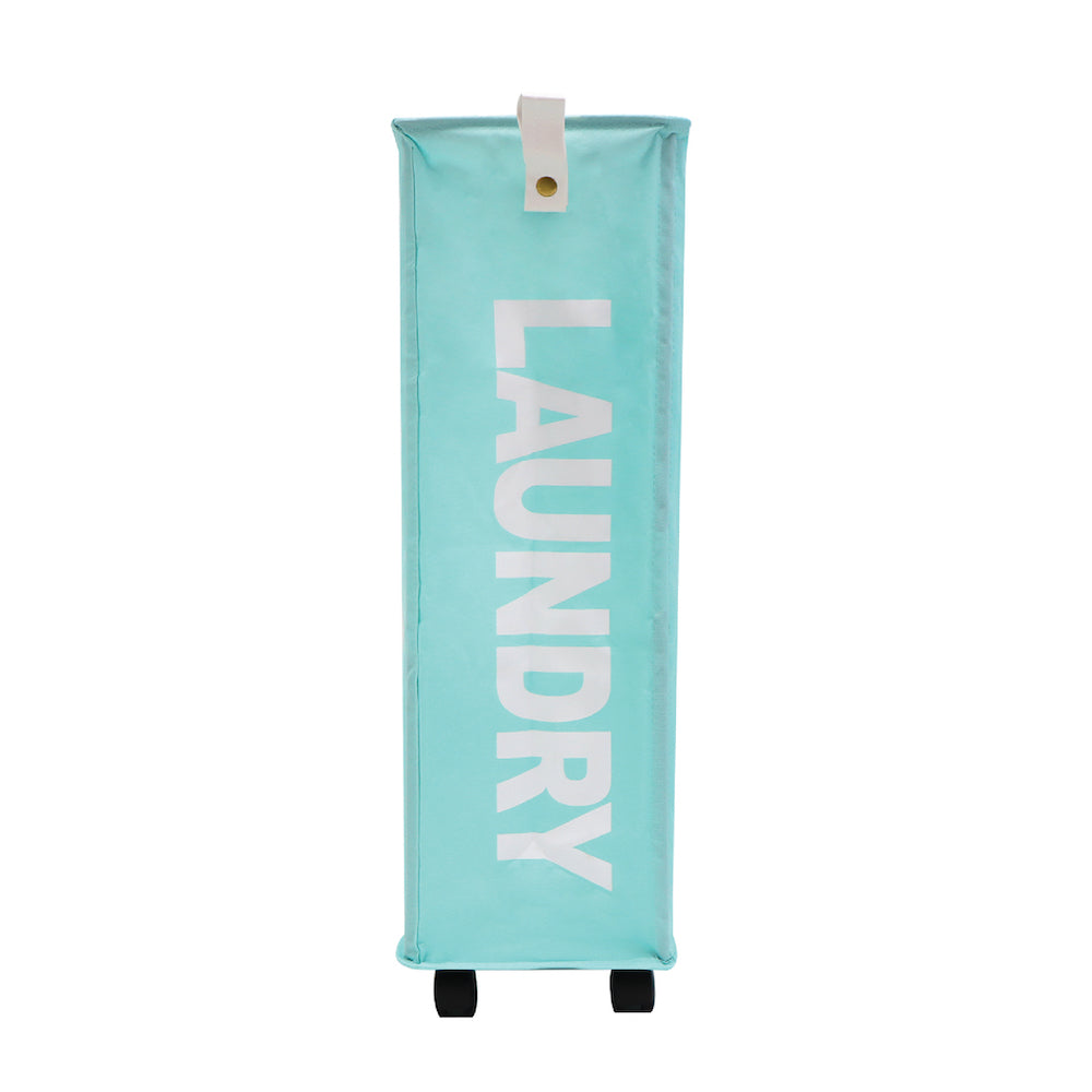 Laundry Hamper On Wheels (Blue)