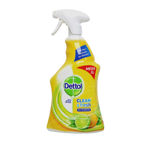 Dettol 滴露 多功能抗菌清潔噴霧 1公升 (檸檬味)