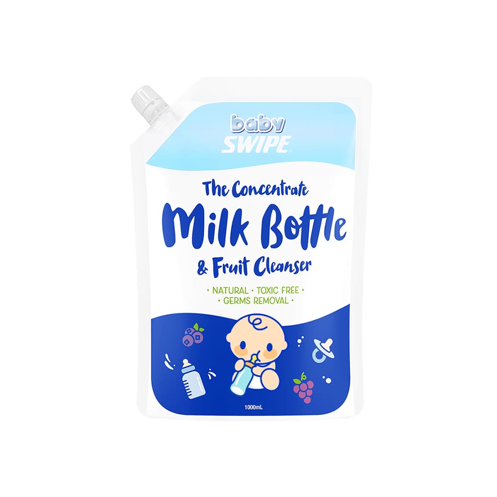 babySWIPE The Concentrate Milk Bottle &amp; Fruit Cleanser (Refill) 1L