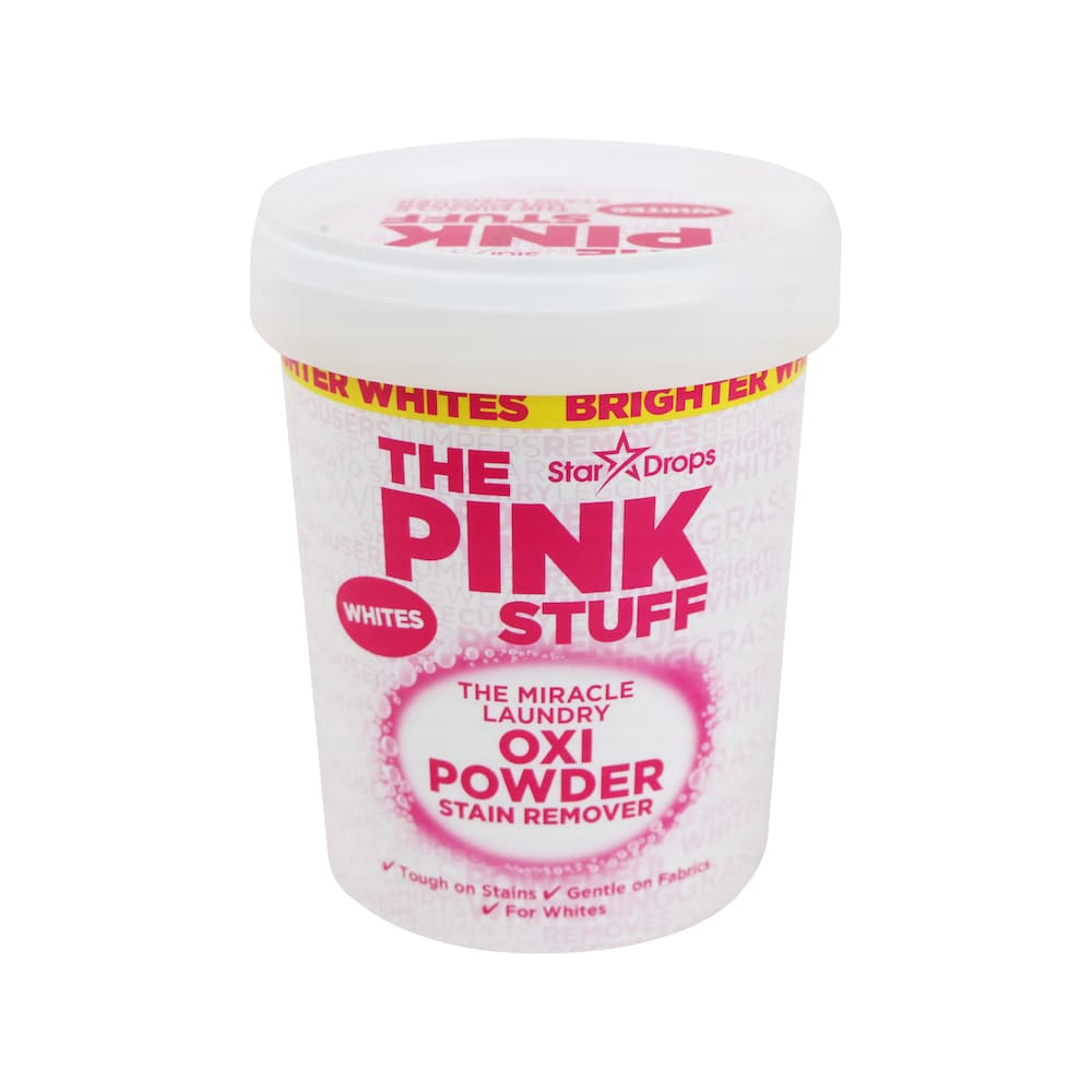 The Pink Stuff The Miracle Laundry Oxi Powder Stain Remover Whites 1kg