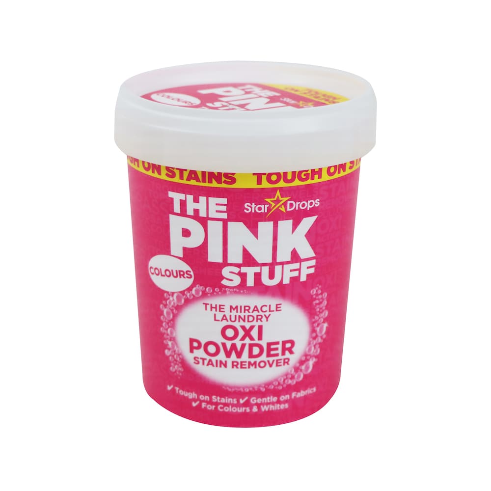 The Pink Stuff Miracle Laundry Oxi Powder Stain Remover Colours 1kg
