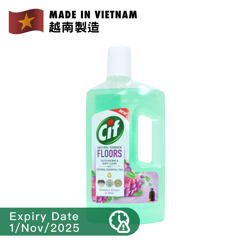 [BB] Cif Natural Essence Floor Cleaner (Summer Flower &amp; Mint) 1KG