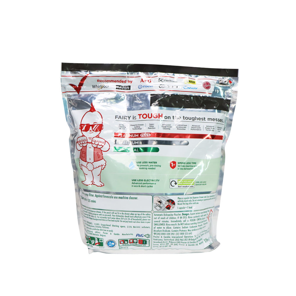 [P&G] Fairy Platinum Plus All In One Dishwasher Tablets Lemon 77pcs