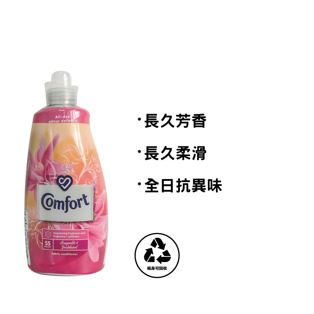 Comfort 金紡 衣物香水柔順劑 1.925公升 (金銀花檀香)