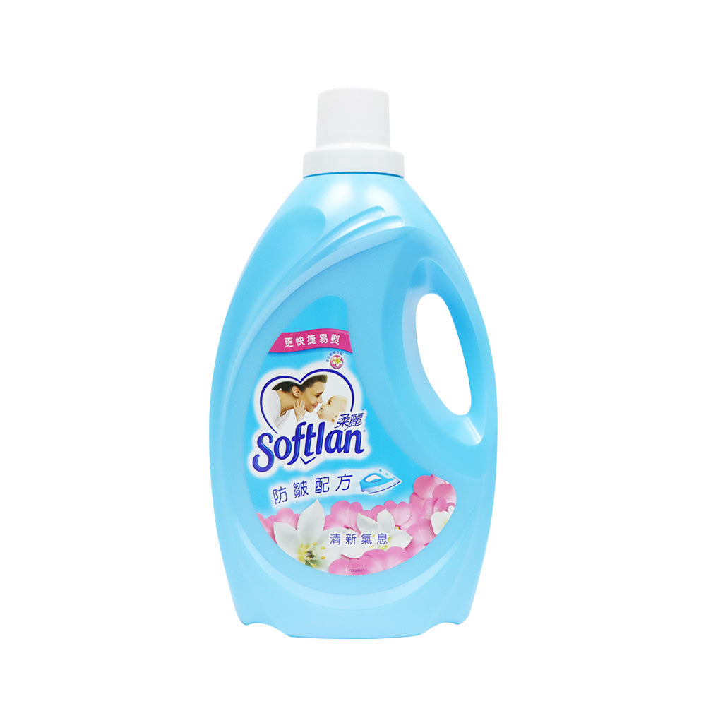 柔麗 防皺衣物柔順劑 清新氣息 3公升