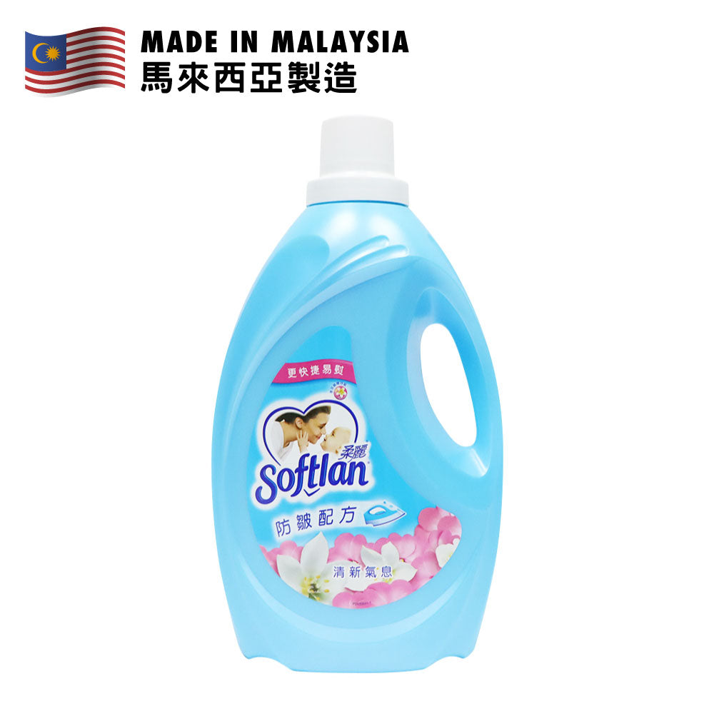 Softlan Concentrated Antibacterial Fabric Softener Spring Fresh 3L