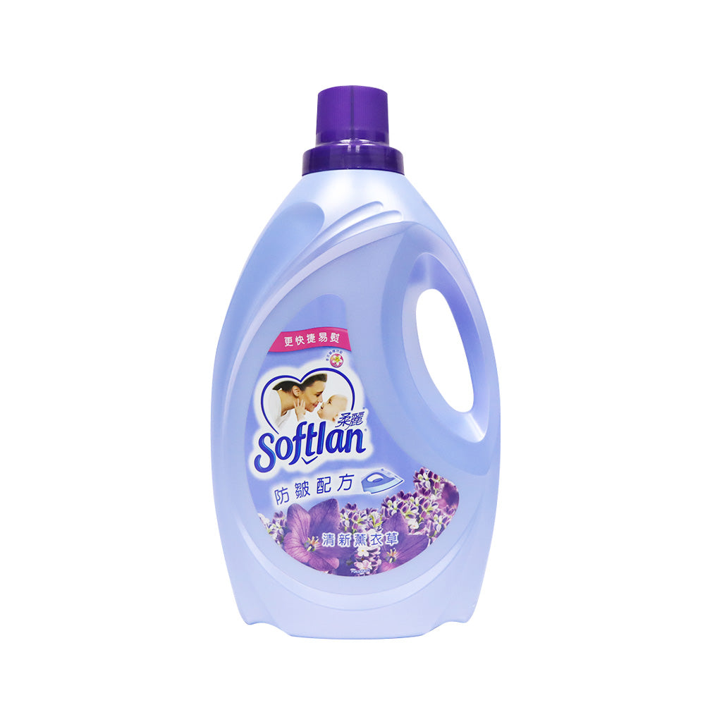 柔麗 防皺衣物柔順劑 薰衣草味 3公升