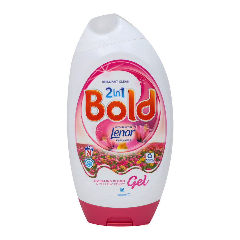 [P&G] Bold 2-in-1 Touch of Lenor Gel 888ml (Sparkling Bloom & Yellow Poppy)